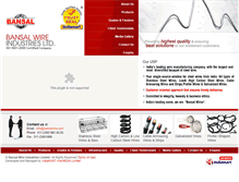 Tablet Screenshot of bansalwire.com